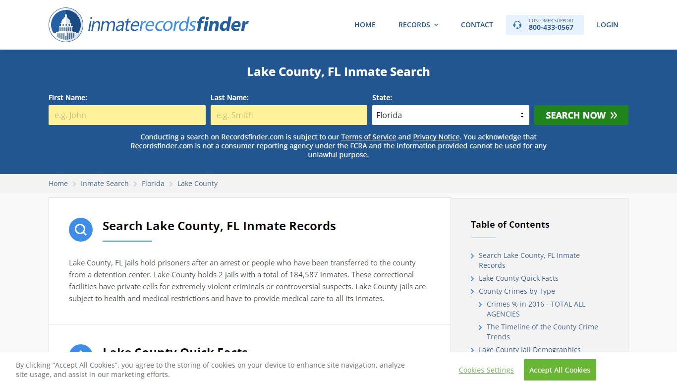 Lake County, FL Inmate Lookup & Jail Records Online